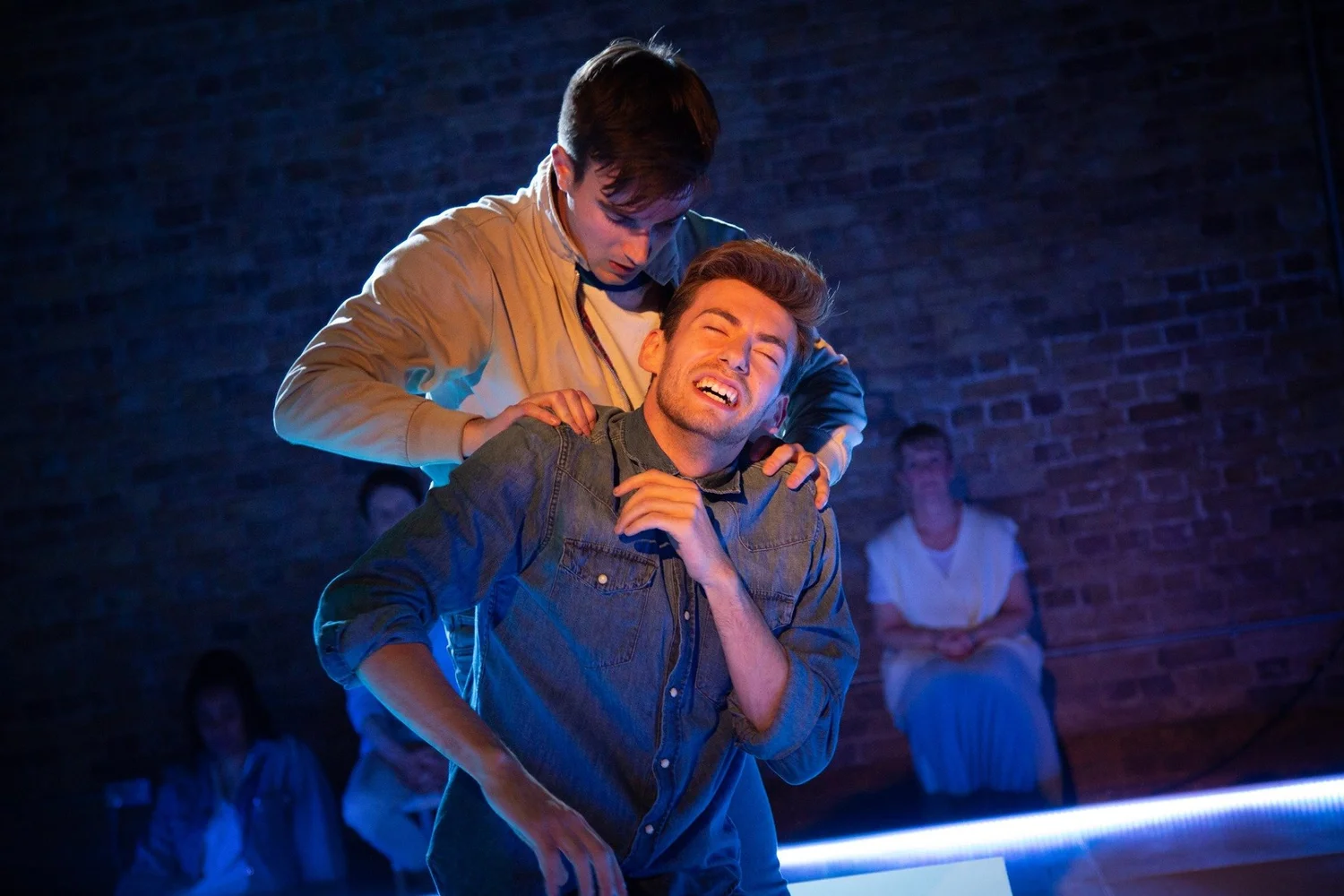 Fraser performing in Elegies for Angels, Punks and Raging Queens