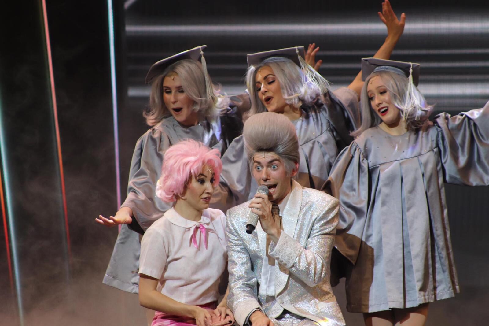 Fraser in a stage production
